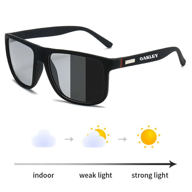 Óculos de sol polarizados fotocromáticos da moda OAKLEY