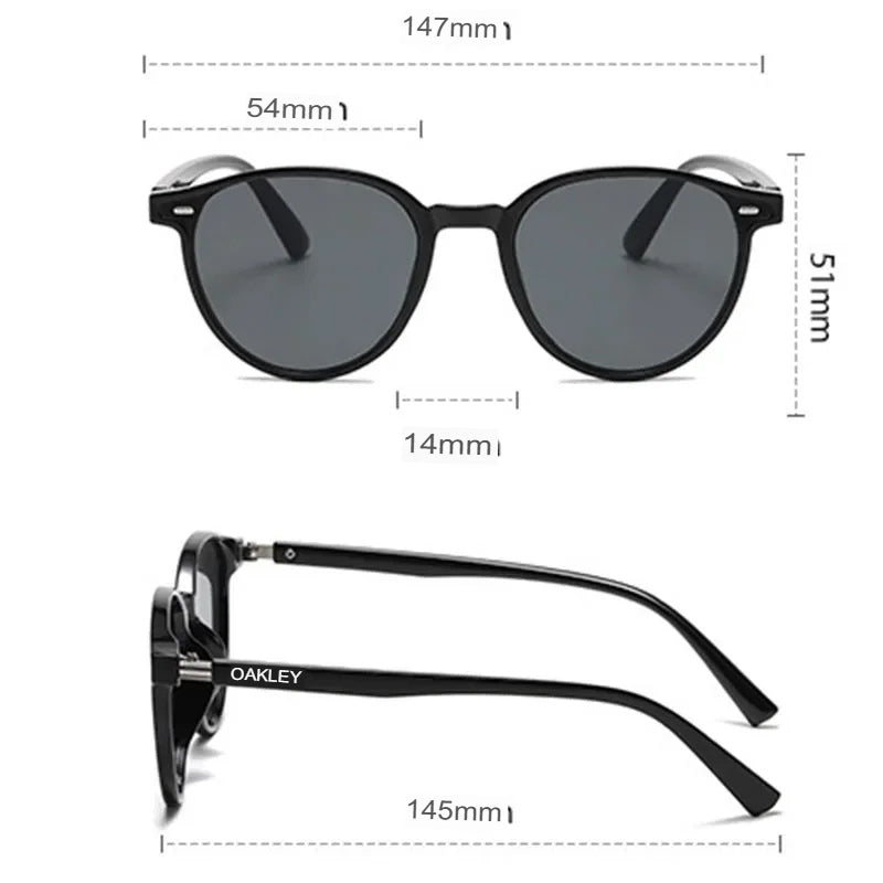 Novos óculos de sol ovais pequenos femininos OAKLEY