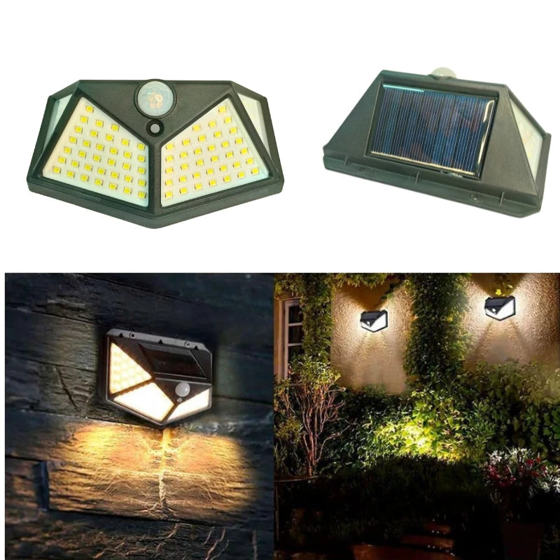 Luminária de Parede Balizador Solar de Parede