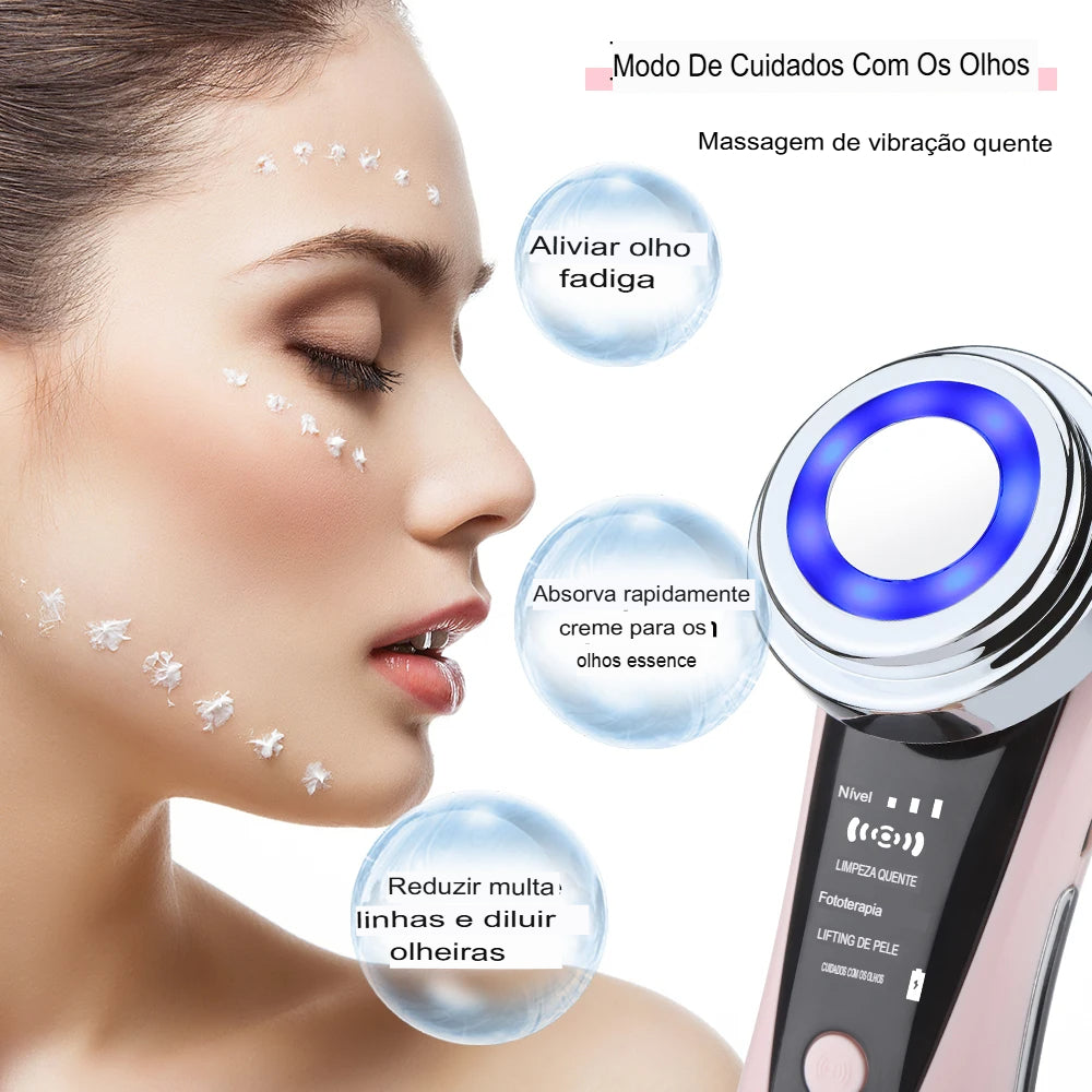 Face RF Microcorrente de beleza dispositivo