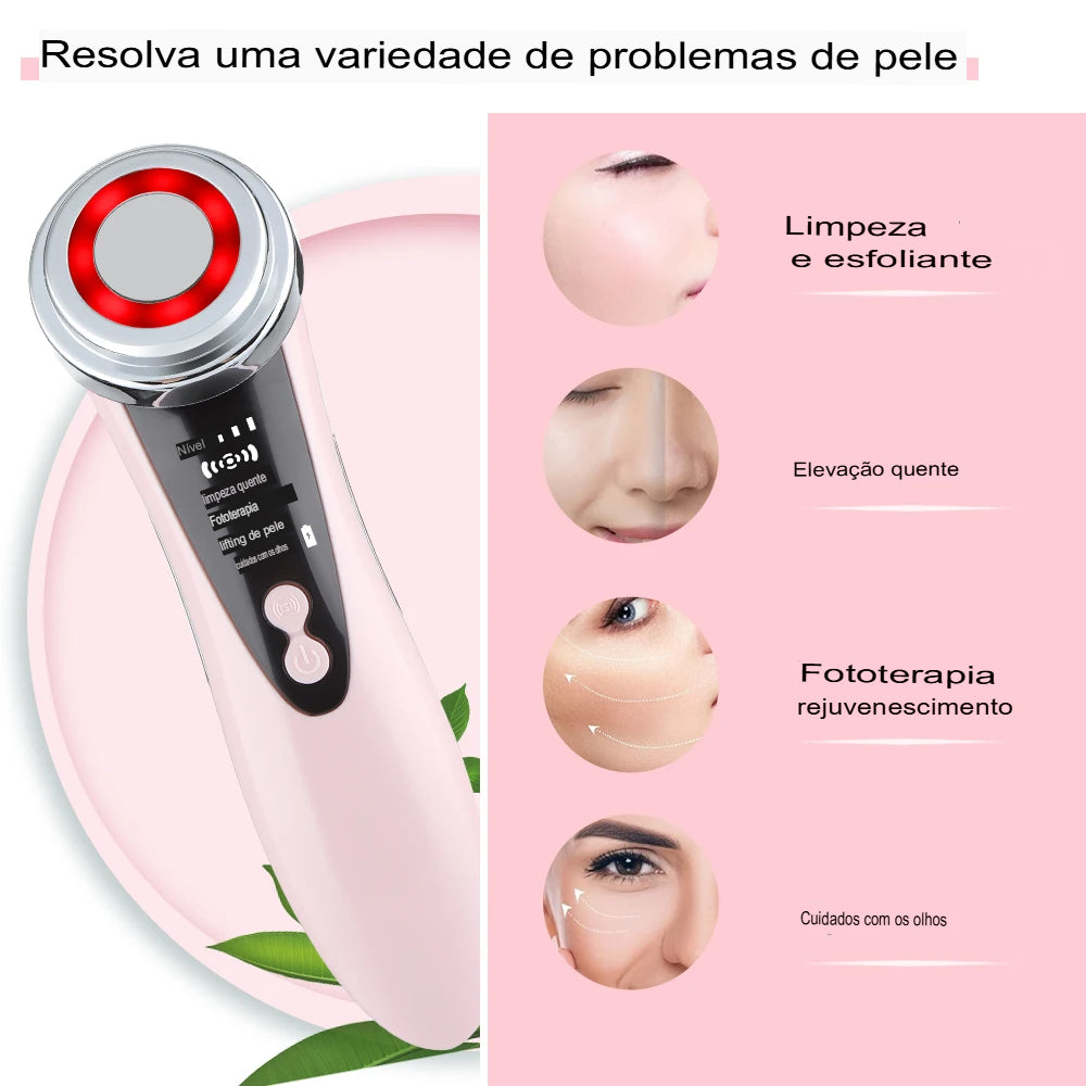 Face RF Microcorrente de beleza dispositivo