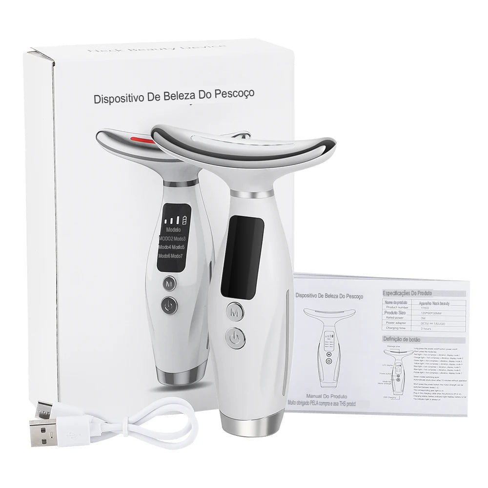 Dispositivo de beleza facial para pescoço