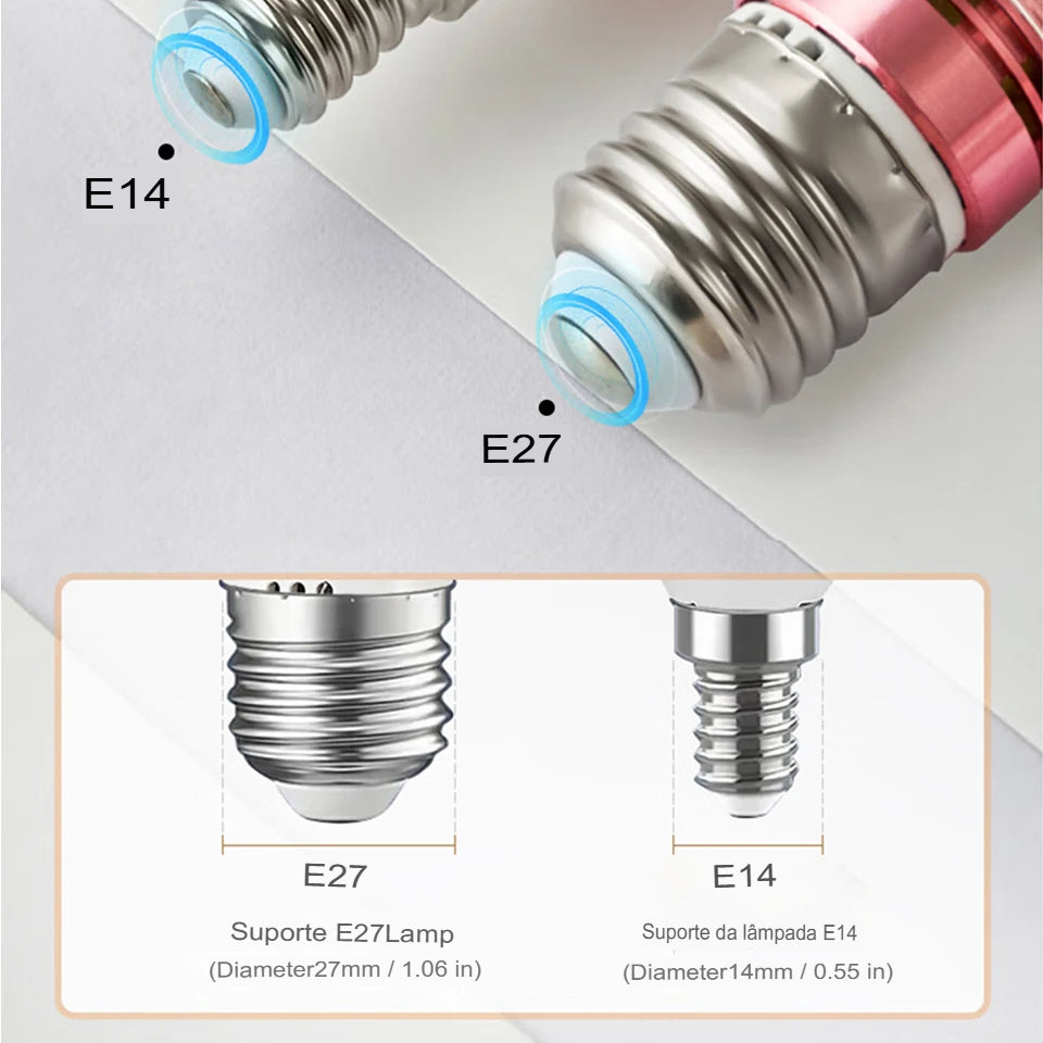 10PCS E27 LED Lâmpada de milho 3W 6W 9W 12W 15W