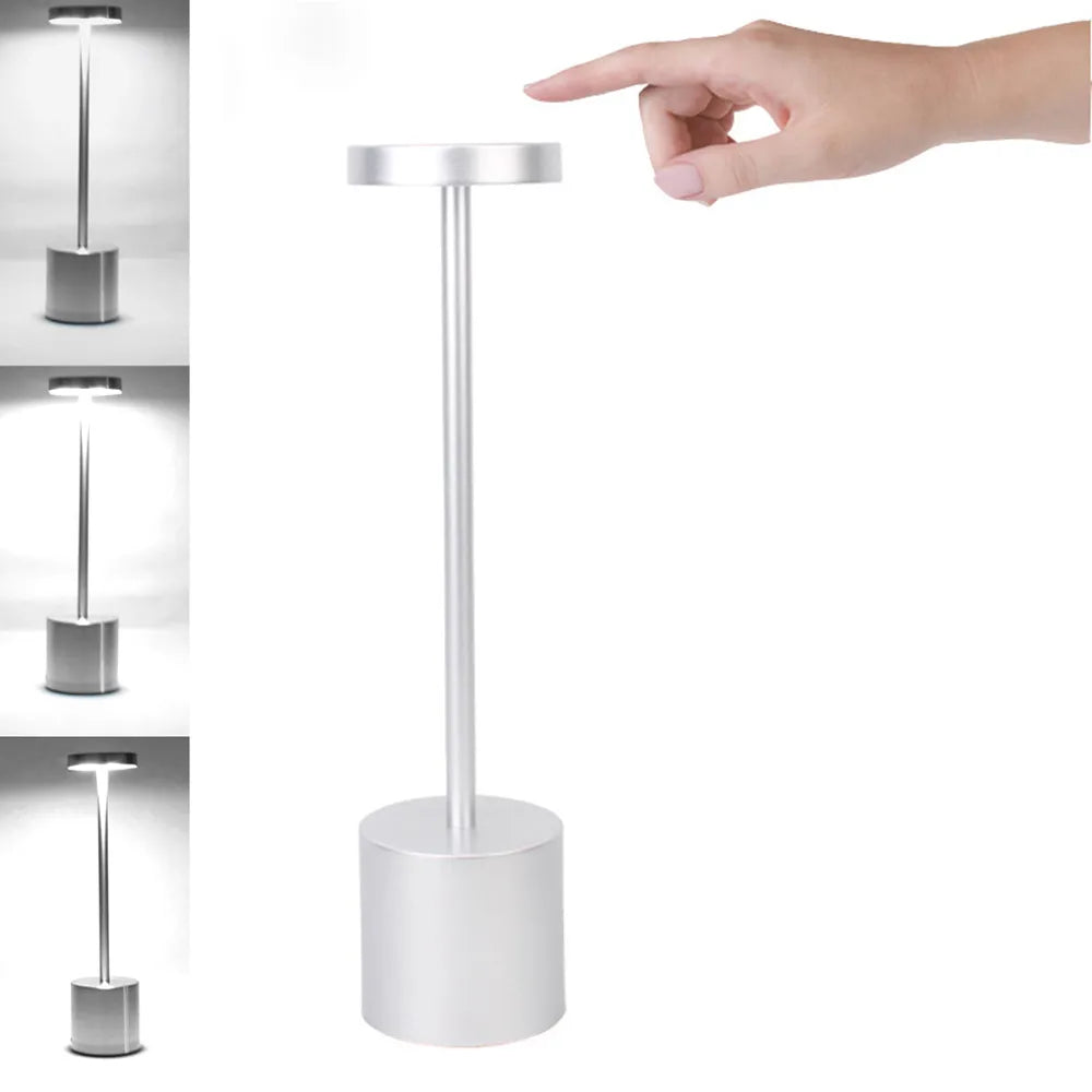 Abajur Sem Fio Touch Recarregável USB - Slim