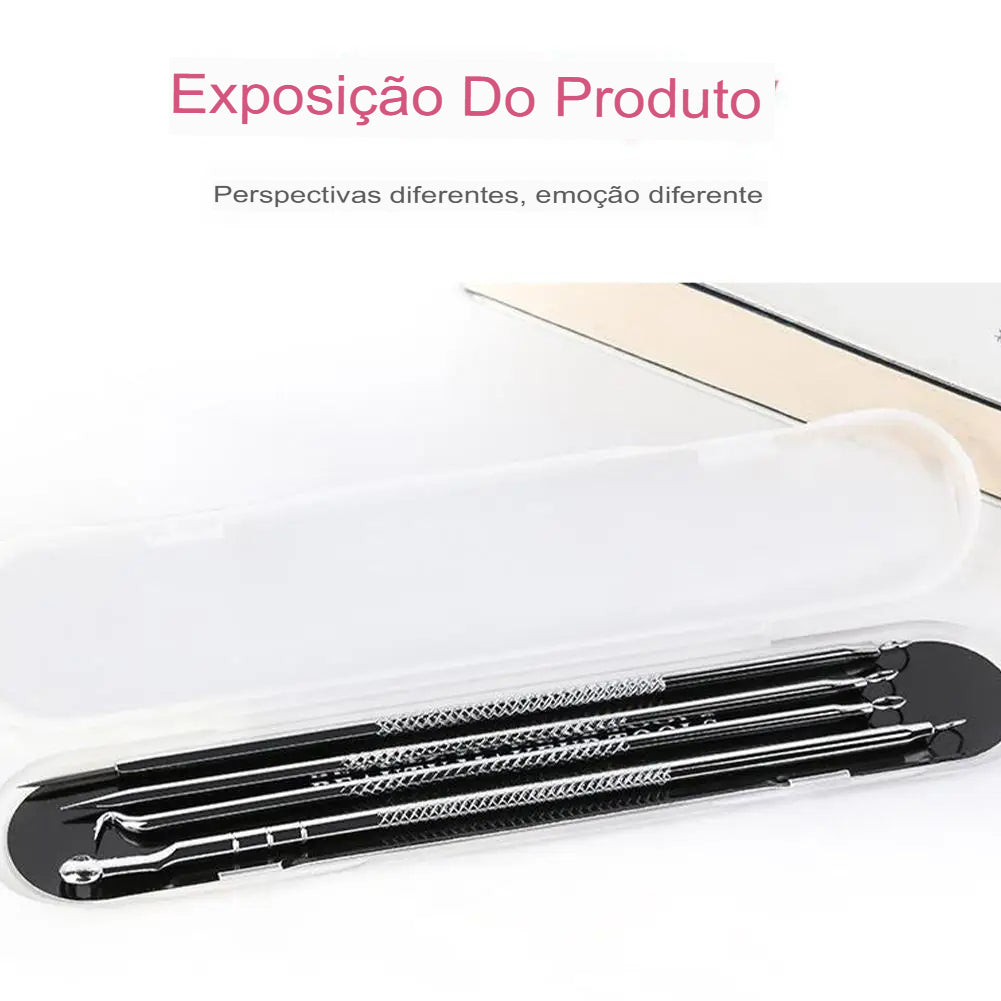 Removedor de cravos e acne 4 peças