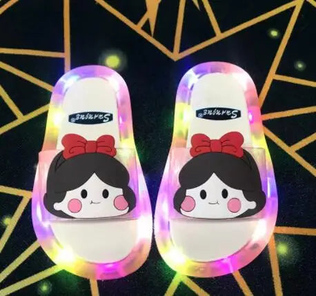 Chinelos infantis para meninos e meninas Animais de desenho animado
