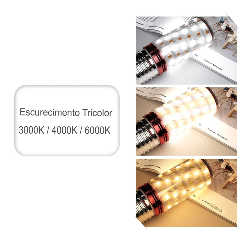 10PCS E27 LED Lâmpada de milho 3W 6W 9W 12W 15W