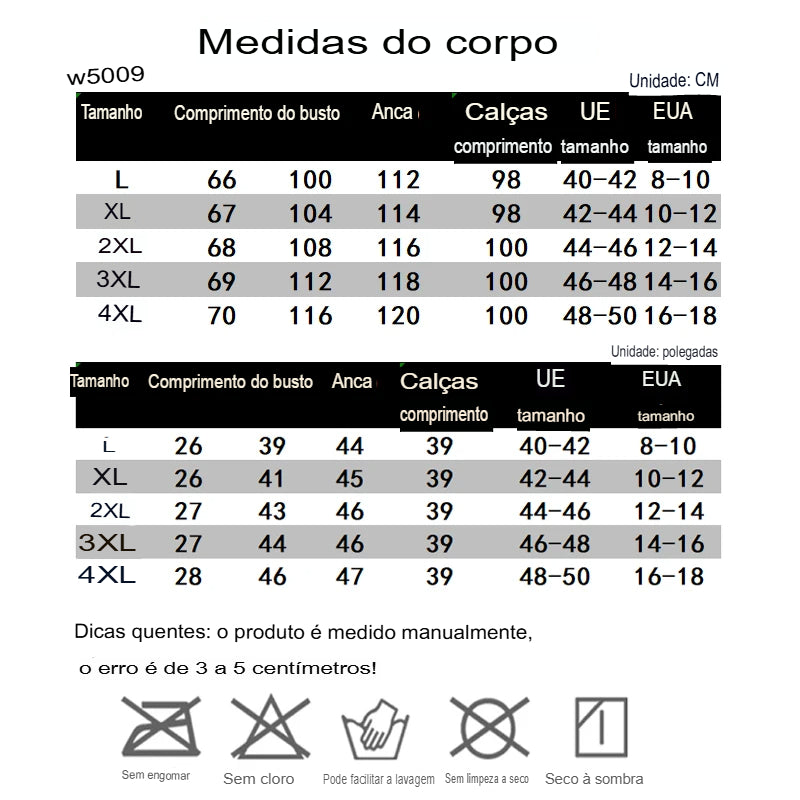 Conjunto de pijama masculino plus size