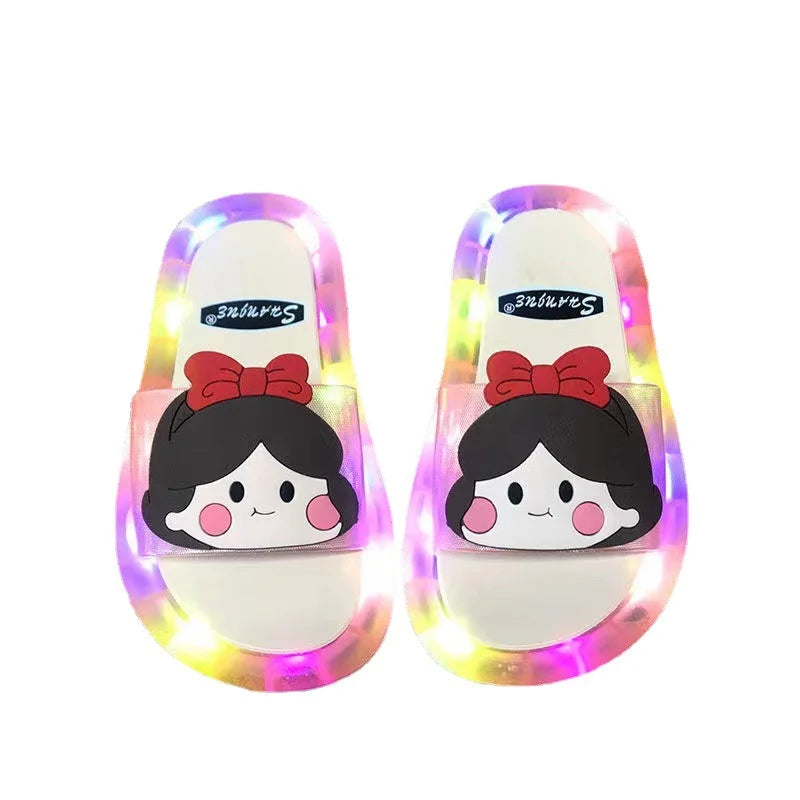 Chinelos infantis para meninos e meninas Animais de desenho animado