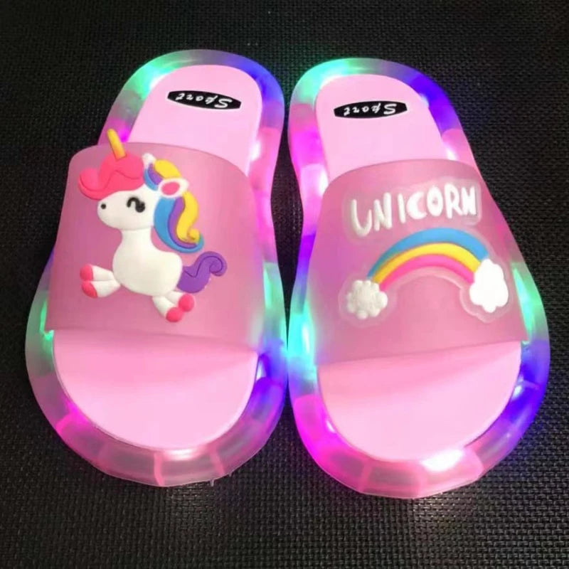 Chinelos infantis para meninos e meninas Animais de desenho animado