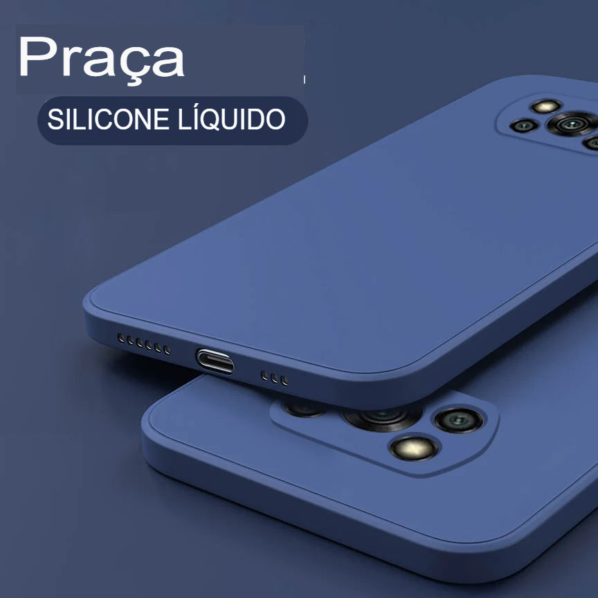 Luxo original caso de telefone de silicone líquido para xiaomi