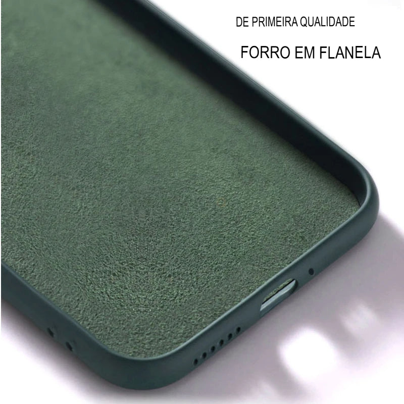 Novo líquido Silicone Phone Case For Xiaomi Redmi Note