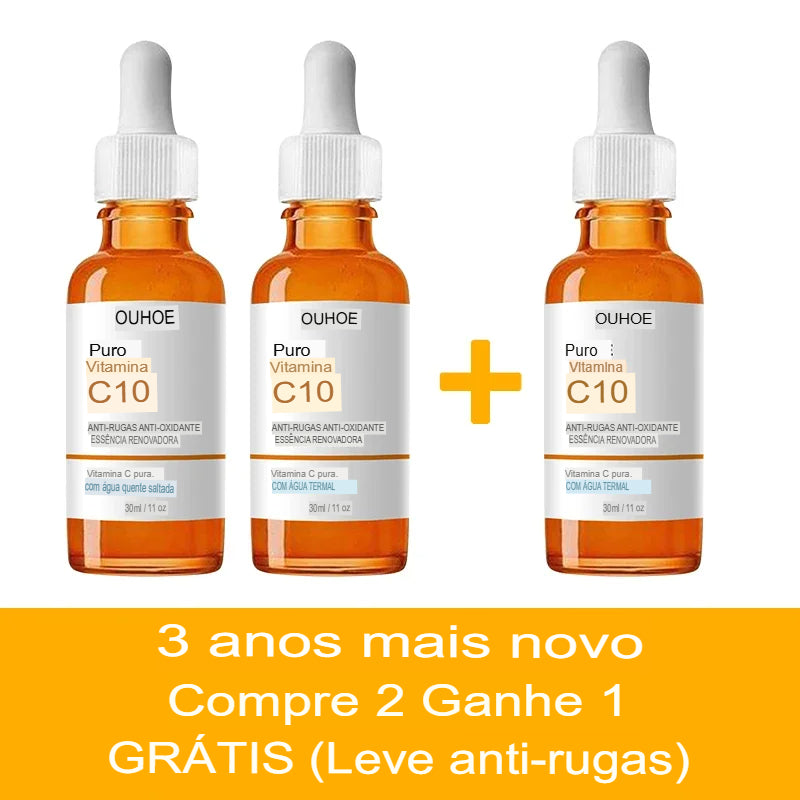 Vitamina c removedor de rugas