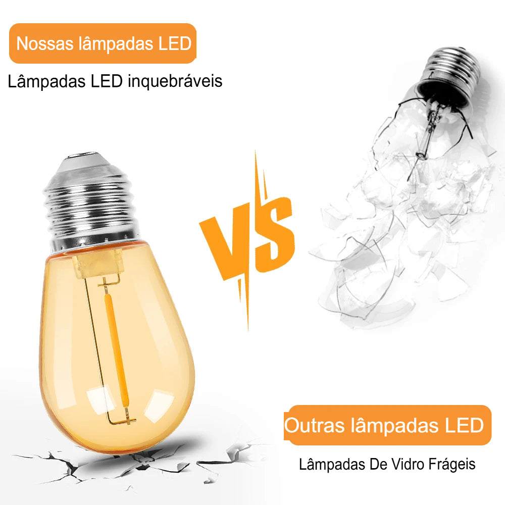 S14 plásticos lâmpada led e27 220v 110v