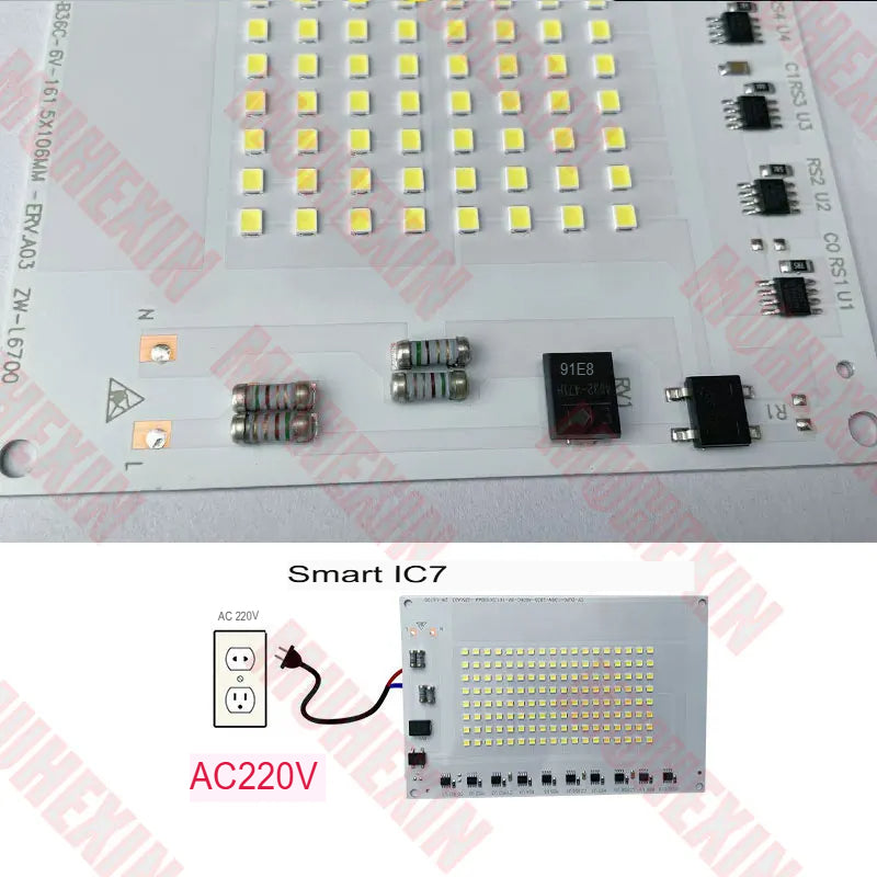 Chips de LED AC220V Cabeças de LED SMD2835