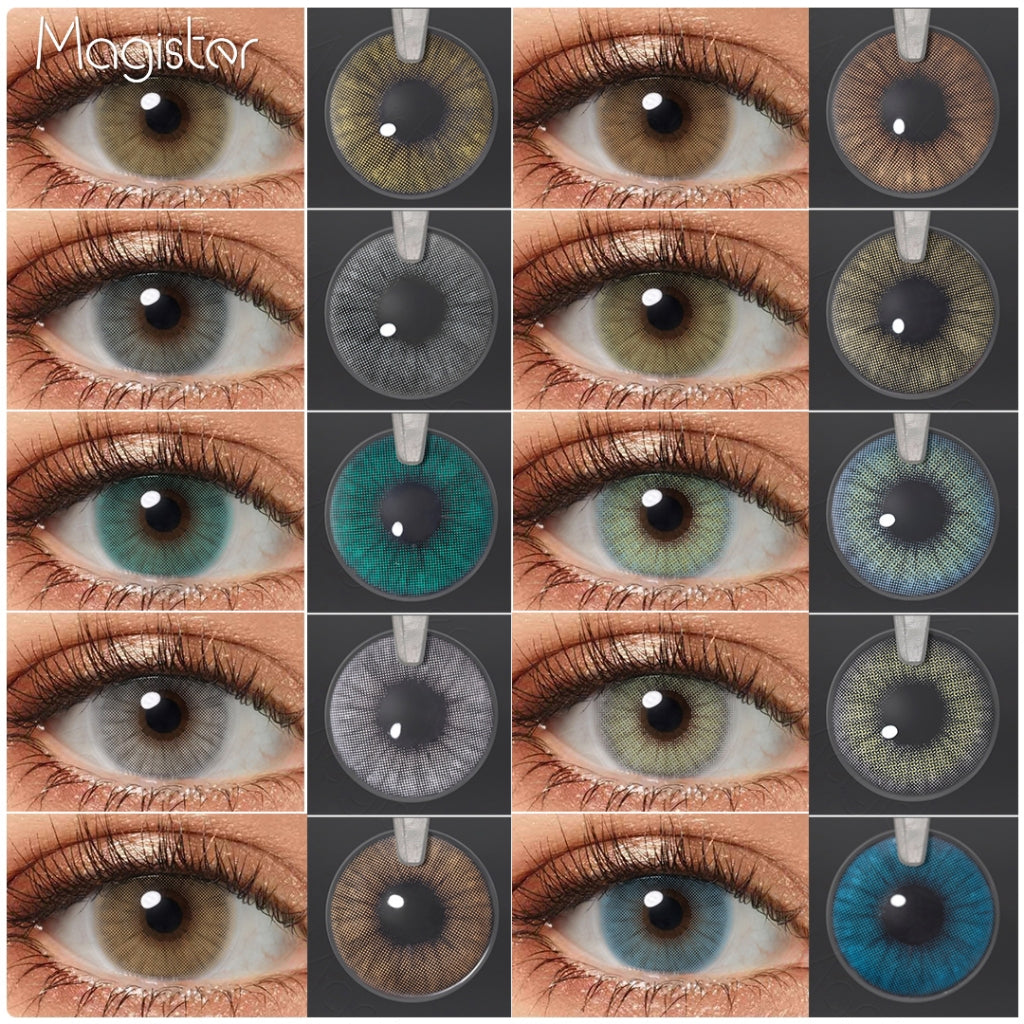 Lentes De Contato Coloridas Magister Hidrocor Uso Natural