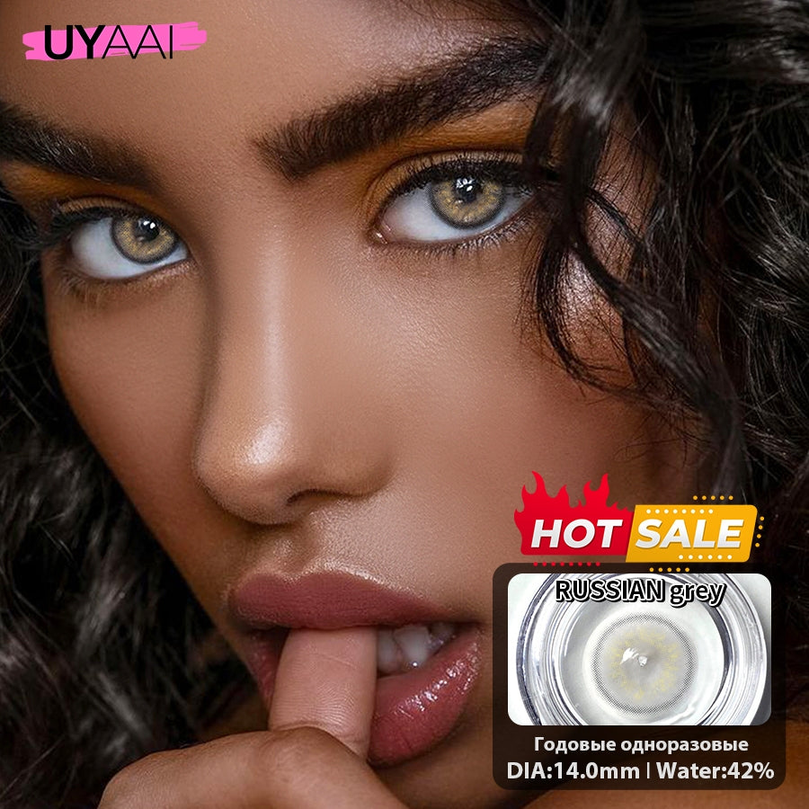 UYAAI 2 Unidades/Par Lentes Multicoloridas De Contato Coloridas