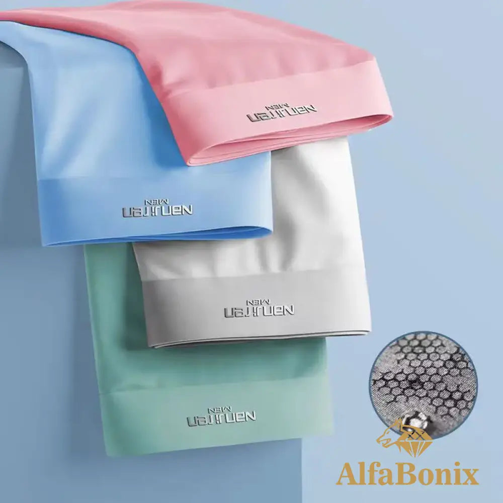 Cueca AlfaBonix IceSilk - kit 4 cuecas