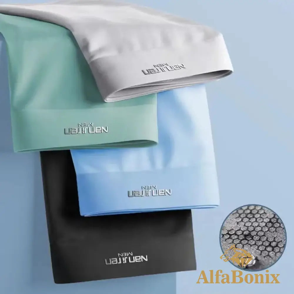 Cueca AlfaBonix IceSilk - kit 4 cuecas