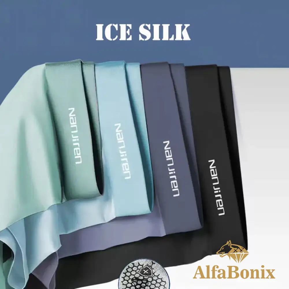 Cueca AlfaBonix IceSilk - kit 4 cuecas