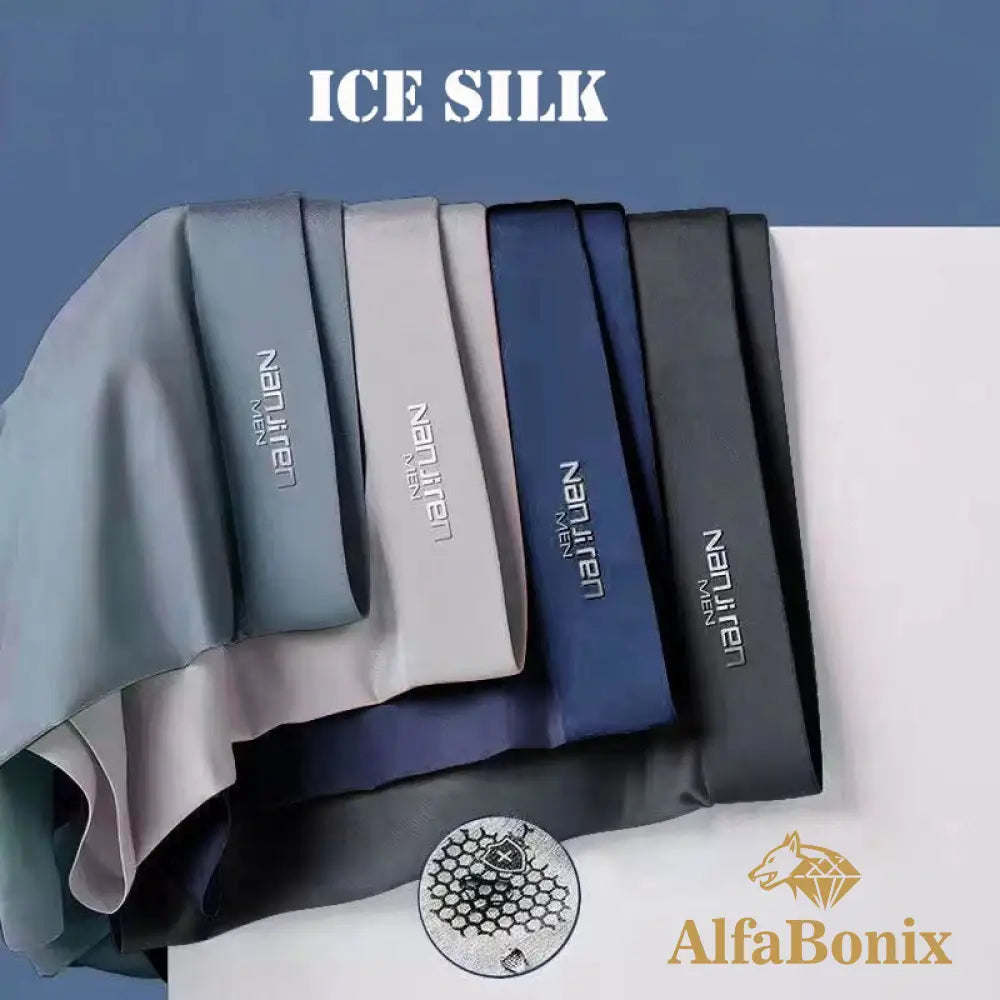 Cueca AlfaBonix IceSilk - kit 4 cuecas