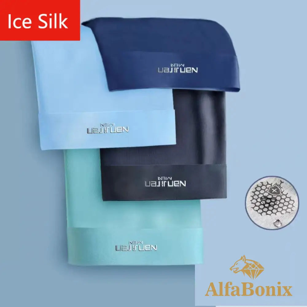 Cueca AlfaBonix IceSilk - kit 4 cuecas