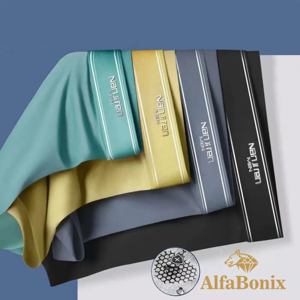 Cueca AlfaBonix IceSilk - kit 4 cuecas