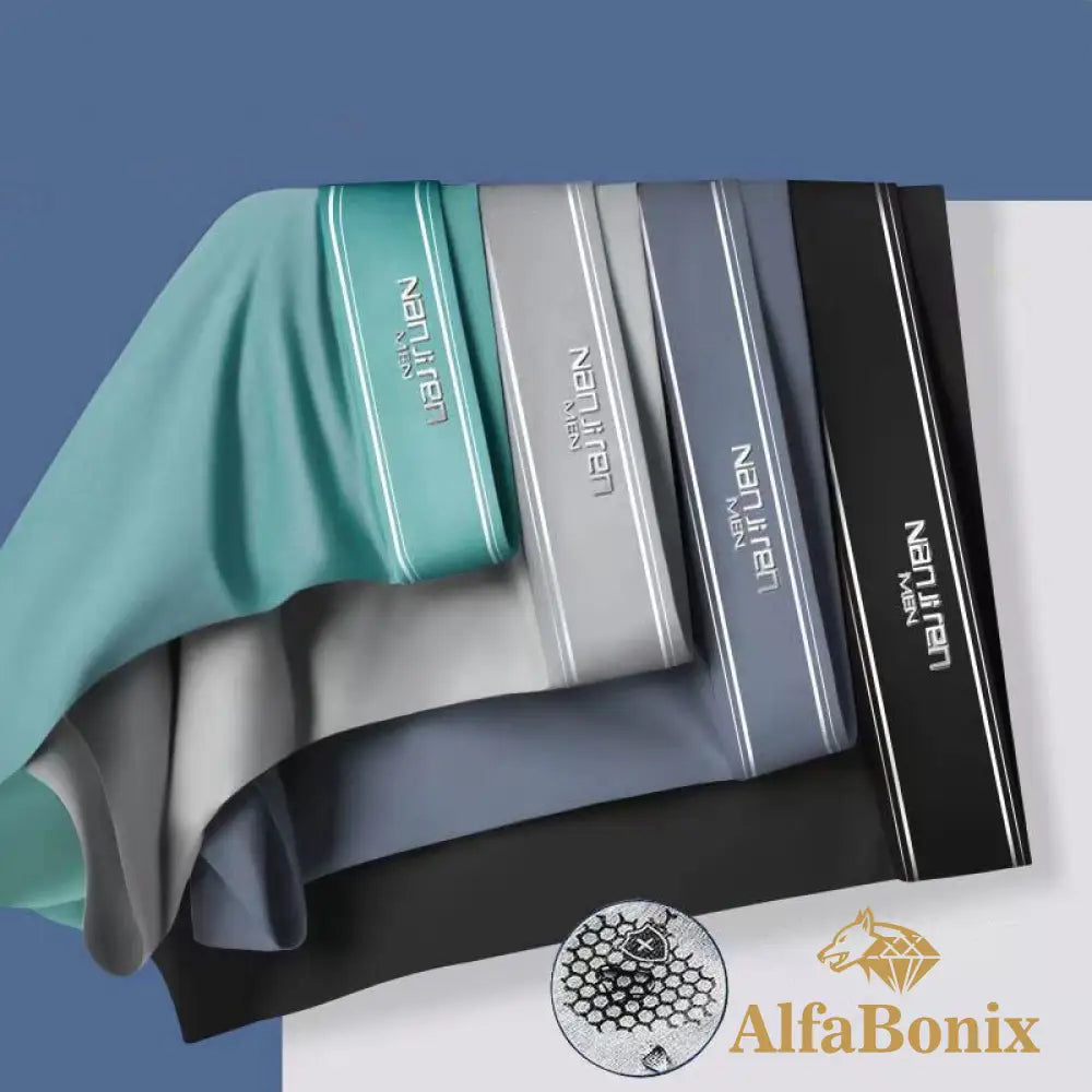 Cueca AlfaBonix IceSilk - kit 4 cuecas