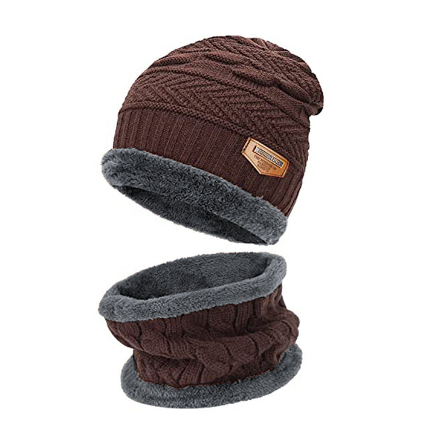 KIT Conjunto Touca Gorro Térmico com Cachecol + Luvas