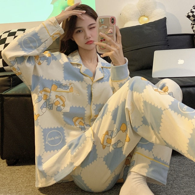 Pijama Feminino Clouds