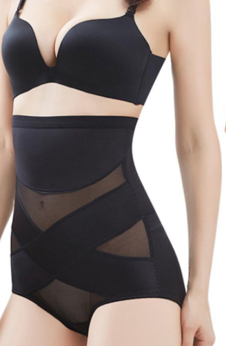 Modelador Abdomnal X - Compressão Cruzada de Cintura Alta