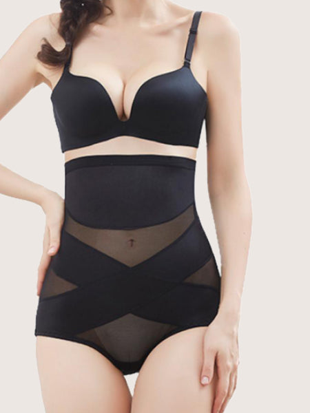 Modelador Abdomnal X - Compressão Cruzada de Cintura Alta