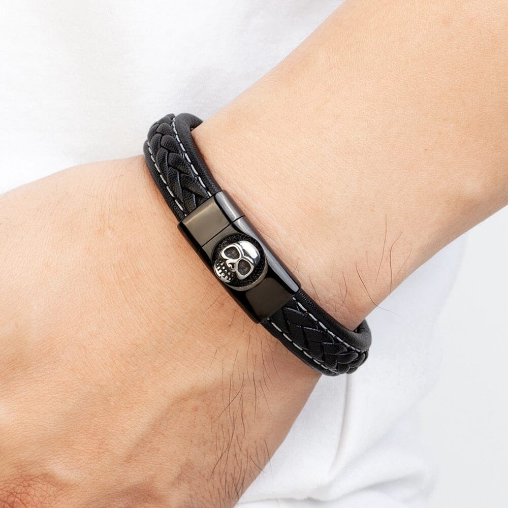 Pulseira Skull Black