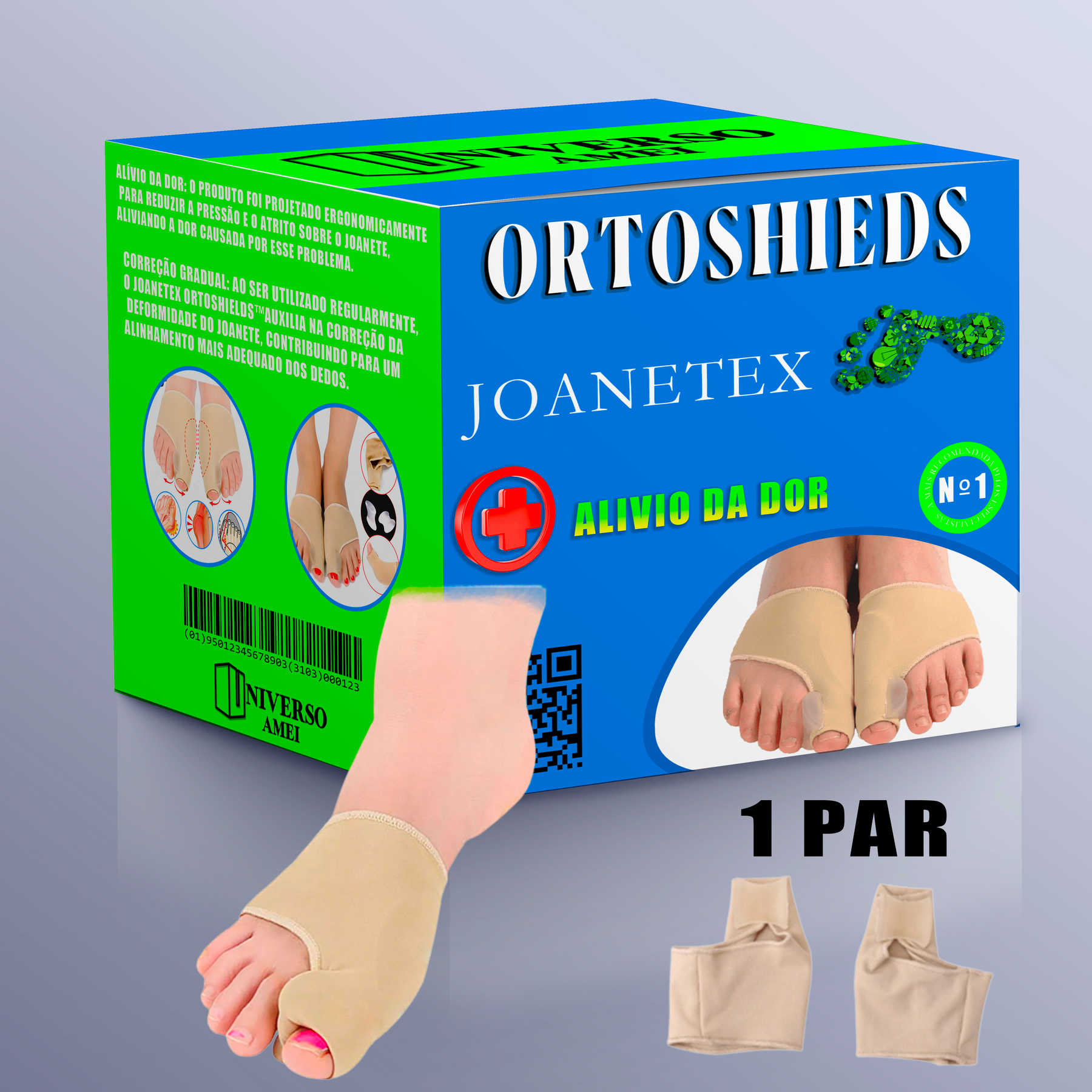 Joanetex OrtoShields - OFERTA Pague 1 Leve 2 🧦🧦