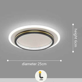 Luminária de LED Minimalista Cristal