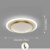 Luminária de LED Minimalista Cristal
