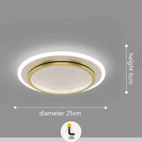 Luminária de LED Minimalista Cristal