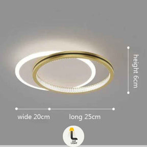 Luminária de LED Minimalista Cristal