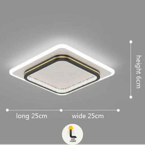 Luminária de LED Minimalista Cristal