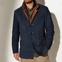 Jaqueta Masculina de Inverno em Couro Legítimo - Druzen
