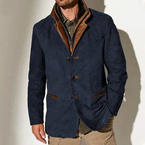 Jaqueta Masculina de Inverno em Couro Legítimo - Druzen