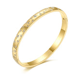 Pulseira Estrelada De Zircão 18K