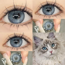 Yimeixi-Lentes de Contato Coloridas com Miopia