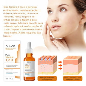 Vitamina c removedor de rugas