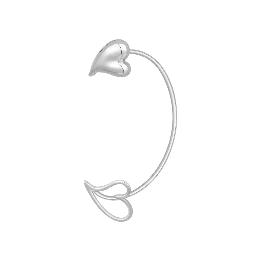 Brinco Coração Ear Clip