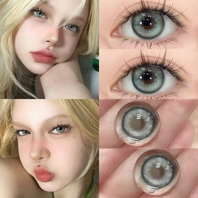 Yimeixi-Lentes de Contato Coloridas com Miopia