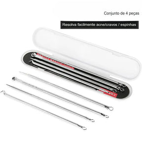 Removedor de cravos e acne 4 peças
