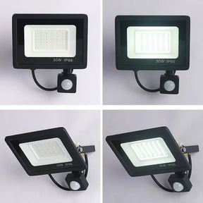 Holofotes LED Sensor de movimento PIR IP66 à prova d'água