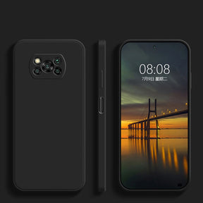Luxo original caso de telefone de silicone líquido para xiaomi