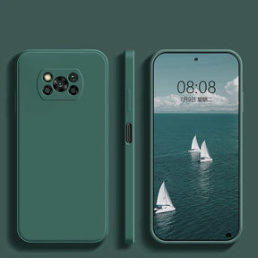 Luxo original caso de telefone de silicone líquido para xiaomi